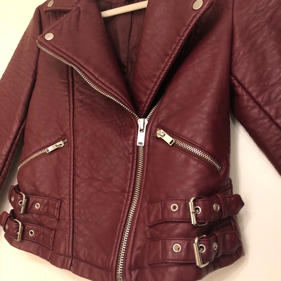Thick faux leather jacket - Picture 2 of 4